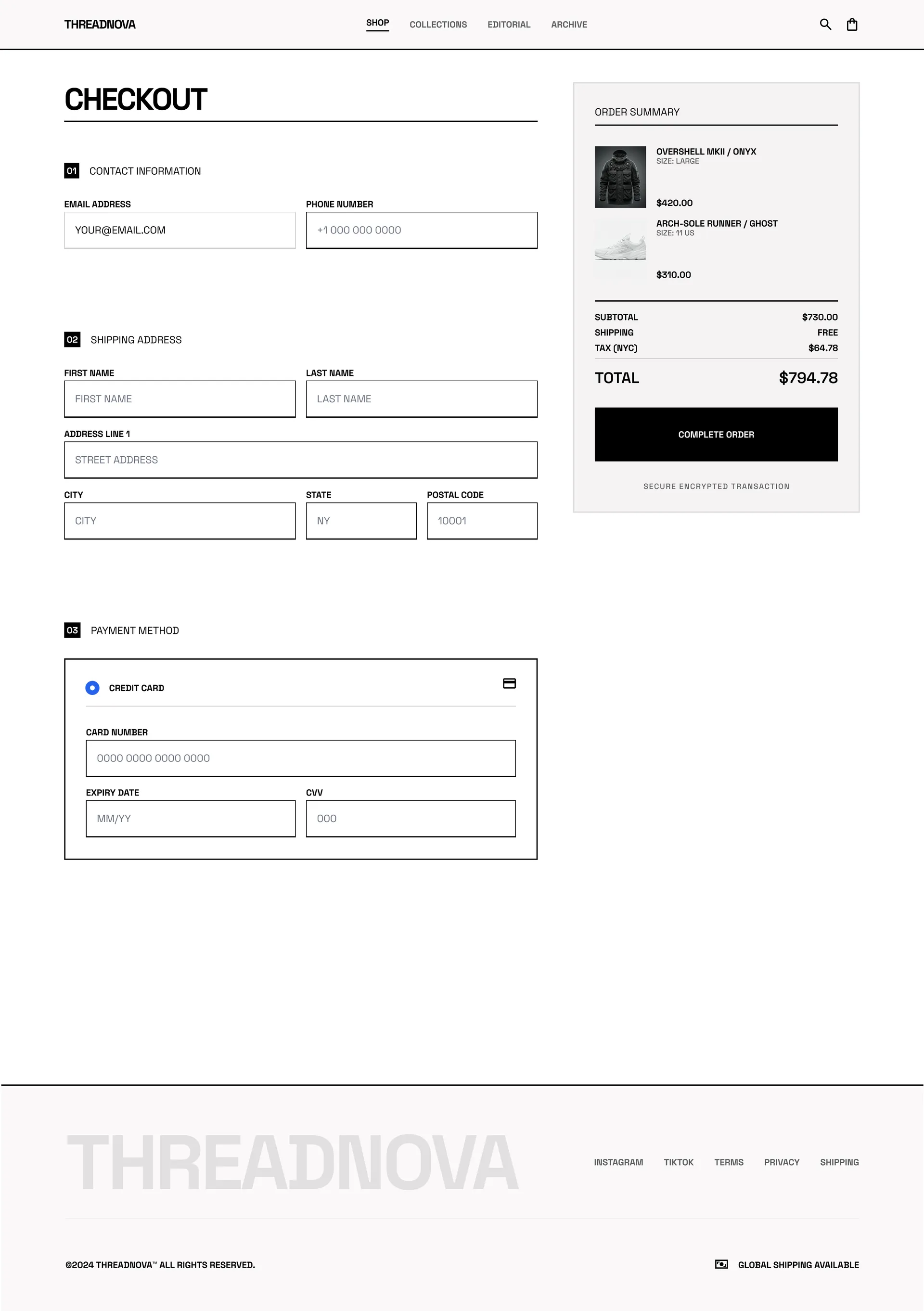 Streetwear Store E-commerce — Apparel Store with AI Try-On — 06